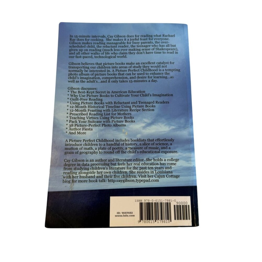 A Picture Perfect Childhood Cay Gibson Reading Literature Booklists Homeschool - Picture 6 of 6